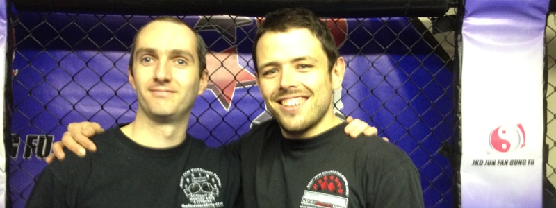 Robin French with Sifu David Farmer - April2012 Robin French with Sifu David Farmer - April2012
