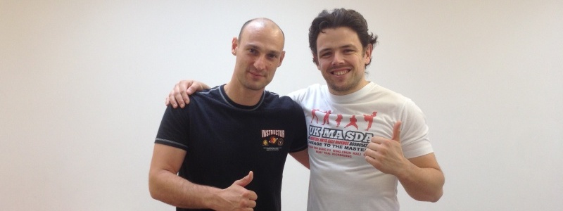 Robin French with Guro Daniel Lonero - September 2013 Robin French with Guro Daniel Lonero - September 2013