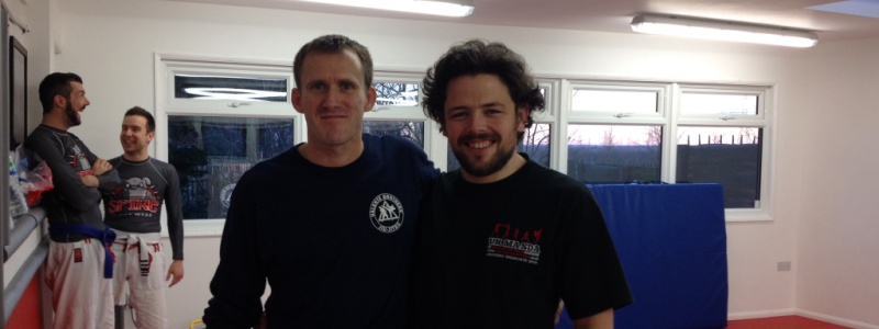 Robin French with Jon Hegan - January 2014 Robin French with Jon Hegan - January 2014