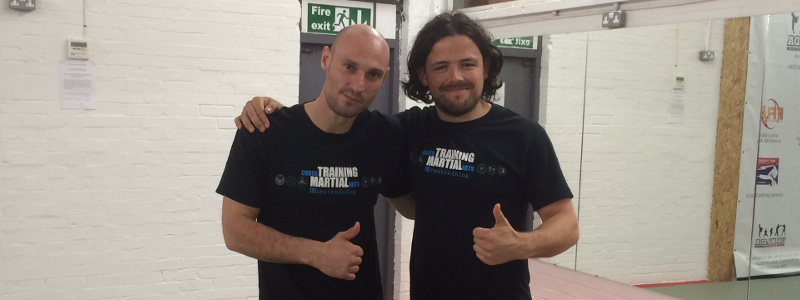 Robin French with Guro Daniel Lonero - September 2014 Robin French with Guro Daniel Lonero - September 2014