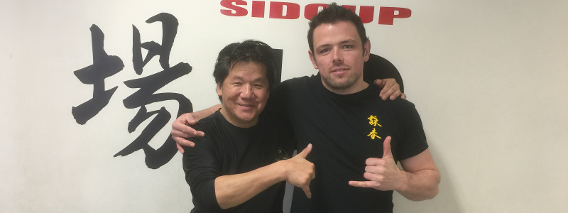 Robin French with Sifu Francis Fong - April 2016 Robin French with Sifu Francis Fong - April 2016