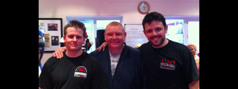 Robin French with Simon Wells and Laurence Sandum Robin French with Simon Wells and Laurence Sandum