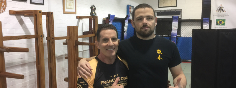 Robin French with Sifu Jim Brault - December 2016