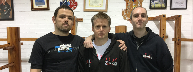 Robin French with Guro Laurence Sandum and Guro David Farmer - January 2017 Robin French with Guro Laurence Sandum and Guro David Farmer - January 2017