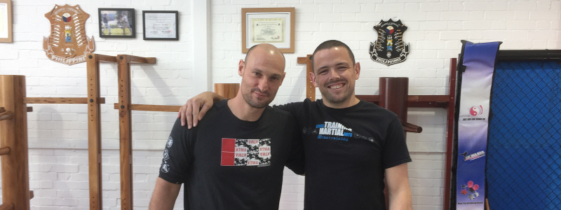 Robin French with Guro Daniel Lonero - September 2017 Robin French with Guro Daniel Lonero - September 2017