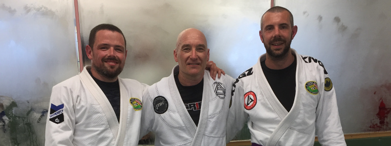 Robin French with Mike Horihan and Peter Squire - April 2018