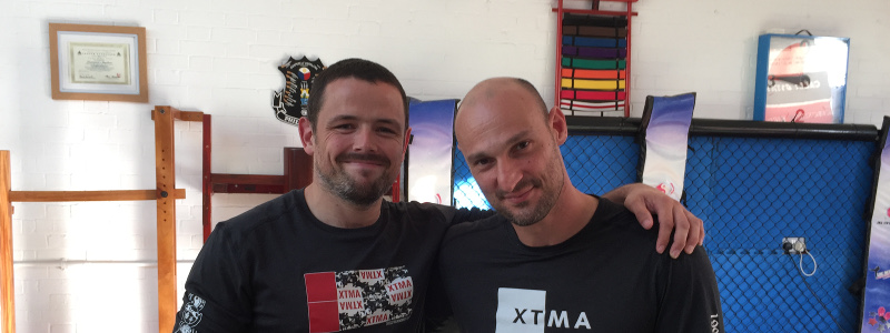 Robin French with Guro Daniel Lonero - September 2018 Robin French with Guro Daniel Lonero - September 2018