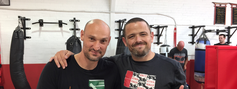 Robin French with Guro Daniel Lonero - September 2019 Robin French with Guro Daniel Lonero - September 2019