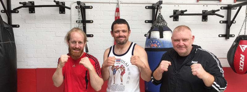 Robin French with Simon Wells and Nick Opyrchal - August 2019 Robin French with Simon Wells and Nick Opyrchal - August 2019